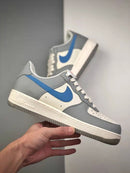 Nike Air Force 1 Low Cinza e Azul