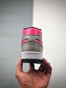 Nike Air Jordan Mid Black Hot Punch