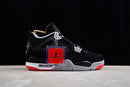 Tênis Nike Air Jordan 4 Retro Bred nobuck
