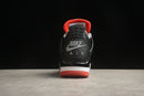 Tênis Nike Air Jordan 4 Retro Bred Reimagined Couro