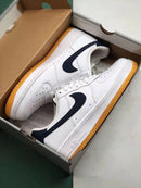 Nike Air Force 1 - Branco com Azul Escuro