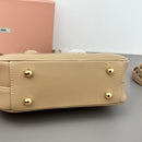 Bolsa Miu Miu - Bolsa mini com placa de logo