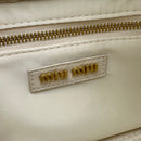Bolsa Miu Miu - Bolsa mini com placa de logo