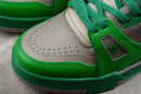 Louis Vuitton Trainer Green And Grey