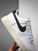 Nike Air Force 1 White Black Pebbled