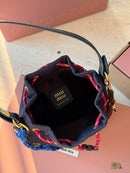 Bolsa Miu Miu - mini nécessaire em gabardine