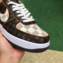 Nike Air Force 1 x Louis Vuitton LV com Mala