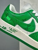 Nike Air Force 1 × Louis Vuitton Green