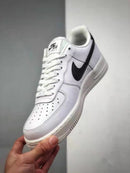 Nike Air Force 1 White Black Pebbled