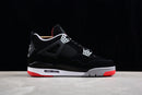 Tênis Nike Air Jordan 4 Retro Bred nobuck