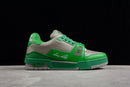 Louis Vuitton Trainer Green And Grey