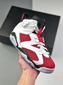 Nike Air Jordan 6 Branco e Vermelho