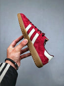 Tênis Adidas bermuda Collegiate burgundy