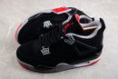 Tênis Nike Air Jordan 4 Retro Bred nobuck