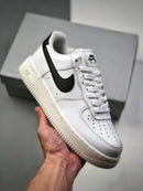 Nike Air Force 1 White Black Pebbled