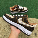 Nike Air Force 1 x Louis Vuitton LV com Mala
