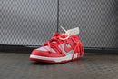 Nike Off-White × Dunk Low University Red