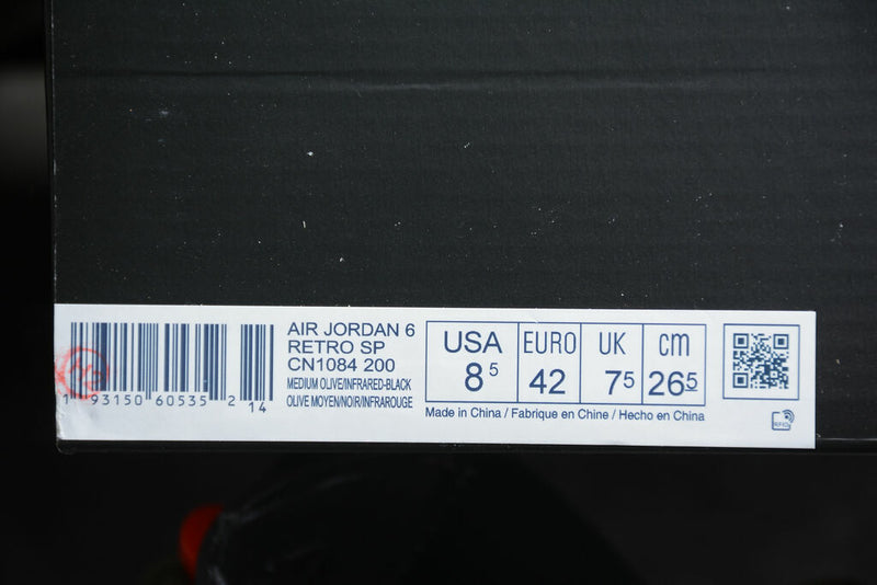 NIKE AIR JORDAN 6 RETRÔ TRAVIS SCOTT