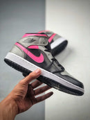 Nike Air Jordan Mid Black Hot Punch