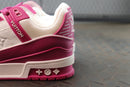 Louis Vuitton Trainer masculino Rosa