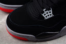 Tênis Nike Air Jordan 4 Retro Bred nobuck