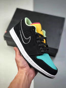 Nike Air Jordan 1 Low Black Aurora