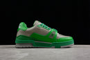 Louis Vuitton Trainer Green And Grey