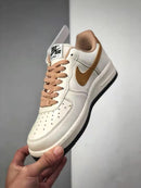 Nike Air Force 1 Low White and Brown