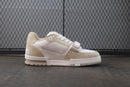 Tênis Louis Vuitton Trainer masculino Bege