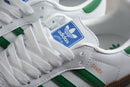 Tênis Adidas Samba OG branco e verde