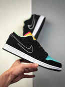 Nike Air Jordan 1 Low Black Aurora