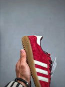 Tênis Adidas bermuda Collegiate burgundy