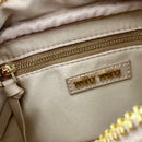 Bolsa Miu Miu - Bolsa mini com placa de logo