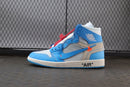 Nike Air Jordan 1 Retro High Off-White University Blue
