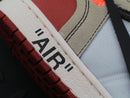 Nike Off-White Air Jordan 1 High University Red