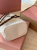 Bolsa Miu Miu - mini nécessaire em gabardine