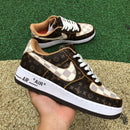 Nike Air Force 1 x Louis Vuitton LV com Mala