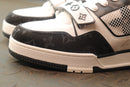 Louis Vuitton Trainer masculino Preto e Branco