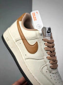 Nike Air Force 1 Low White and Brown