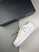 Nike Air Force 1 Pixel SE Branco e Prata
