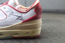 Nike Off-White x Air Jordan 2 Low White and Varsity Red