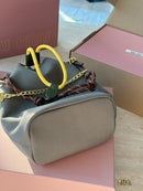 Bolsa Miu Miu - mini nécessaire em gabardine