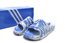 Chinelo Slide Adidas Yeezy Slides Blue White