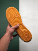 Nike Air Force 1 - Branco com Azul Escuro