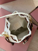 Bolsa Miu Miu - mini nécessaire em gabardine