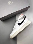Nike Air Force 1 White Black Pebbled