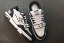 Louis Vuitton Trainer masculino Preto e Branco