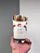 Nike Air Force 1 Mid Beige Dark Blue