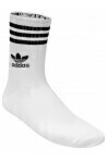 KIT DE MEIA ADIDAS CANO MEDIO 3 PARES - BRANCO