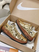 Nike & Louis Vuitton Dourado